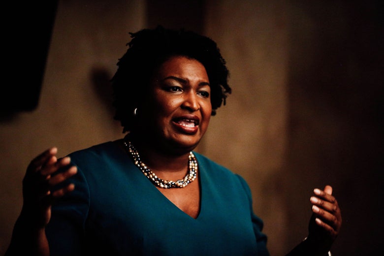 Stacey Abrams.